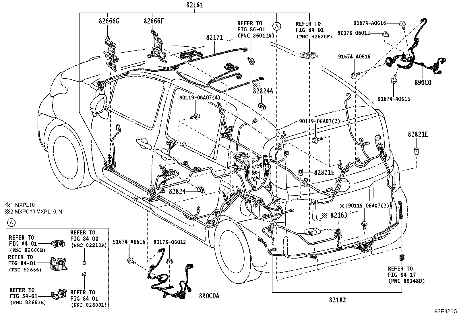 82817-52N90 PROTECTOR, WIRING HARNESS, NO.2 product image