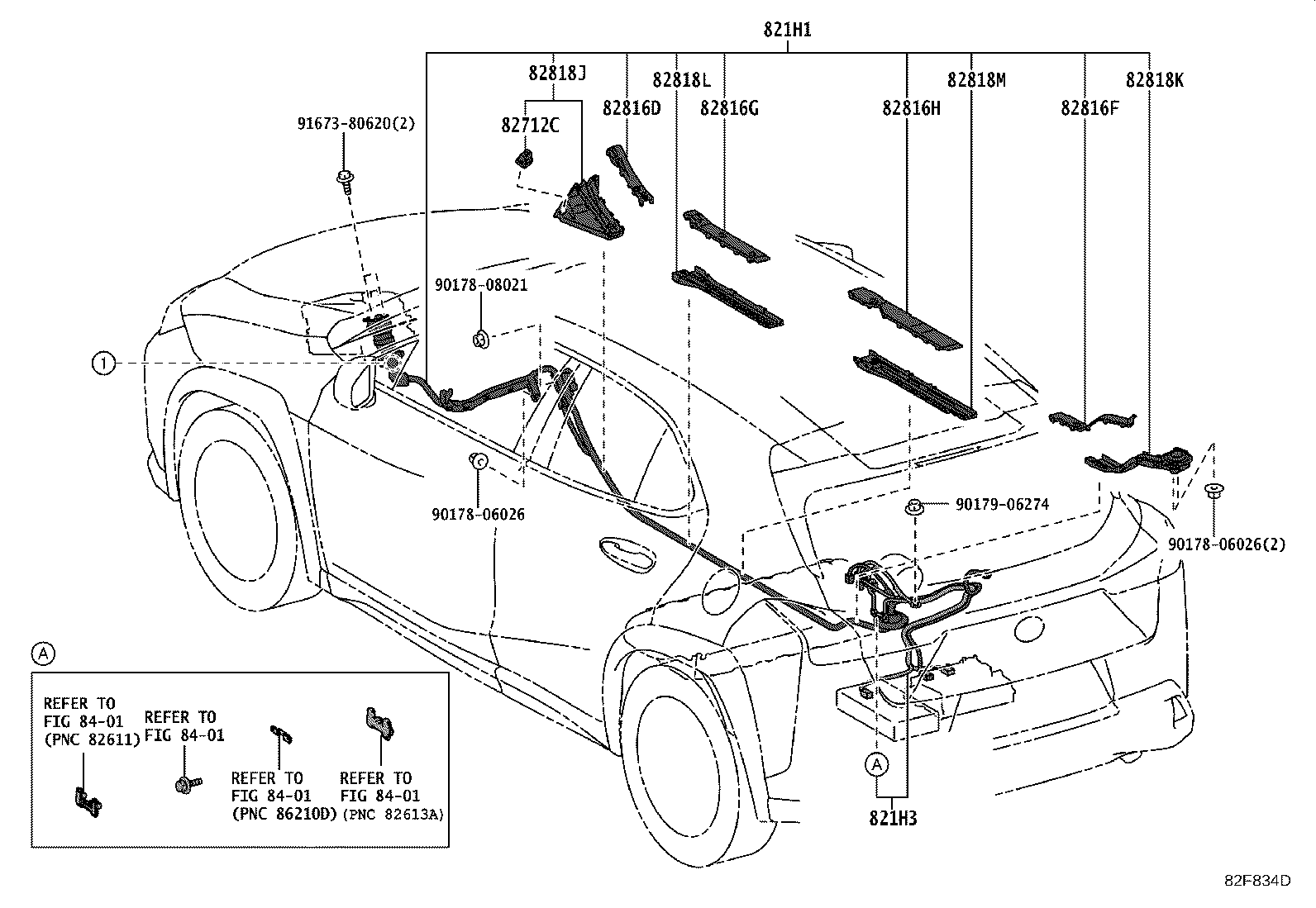 82111-76Z91 WIRE, MOTOR COMPARTMENT, MAIN product image
