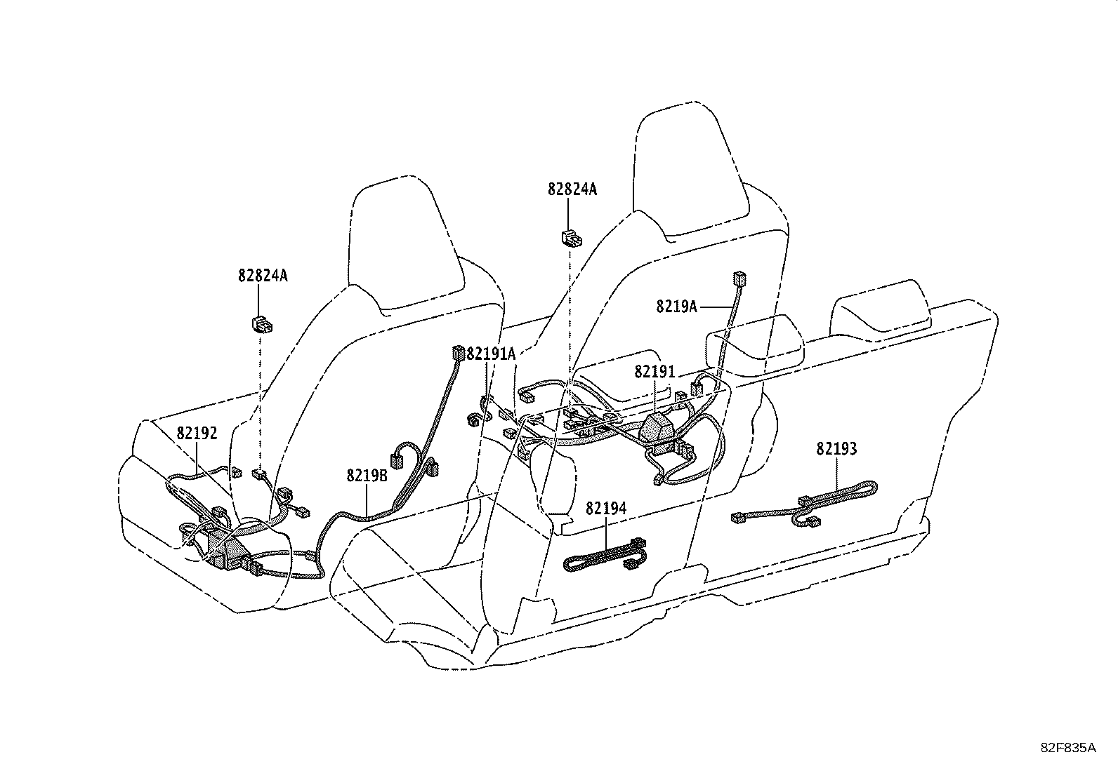 82111-76Z91 WIRE, MOTOR COMPARTMENT, MAIN product image