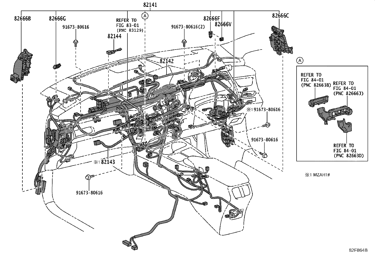 82111-76Z91 WIRE, MOTOR COMPARTMENT, MAIN product image