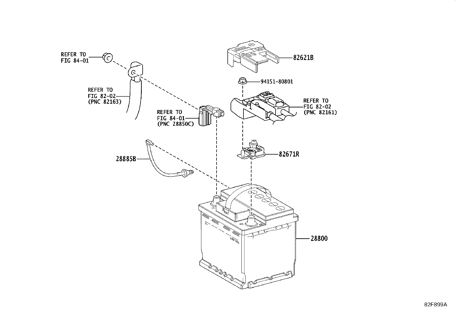 89892-52040 SENSOR, BATTERY VOLTAGE product image