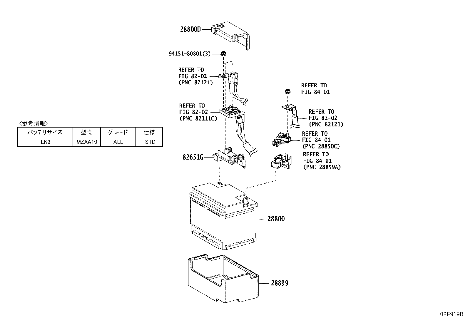 28800-10190 BATTERY product image