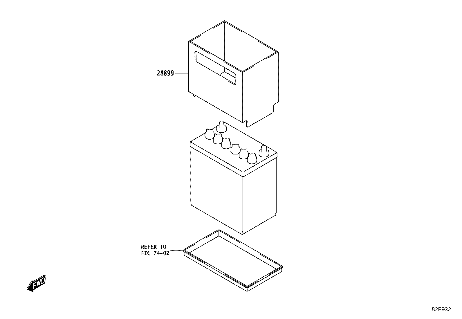 28810-WC010 BATTERY product image