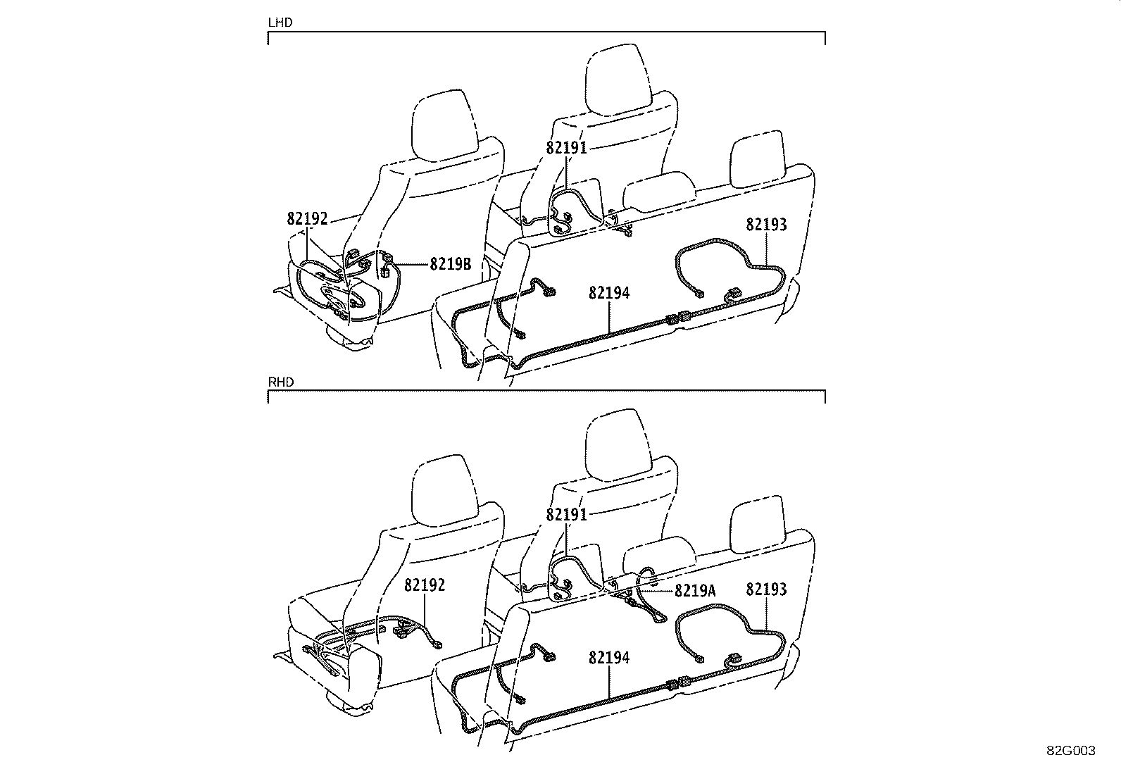 82164-KKT30 WIRE, FRAME product image