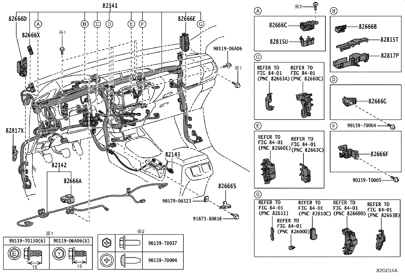 Toyota 8219J-KK030 WIRE, FLOOR