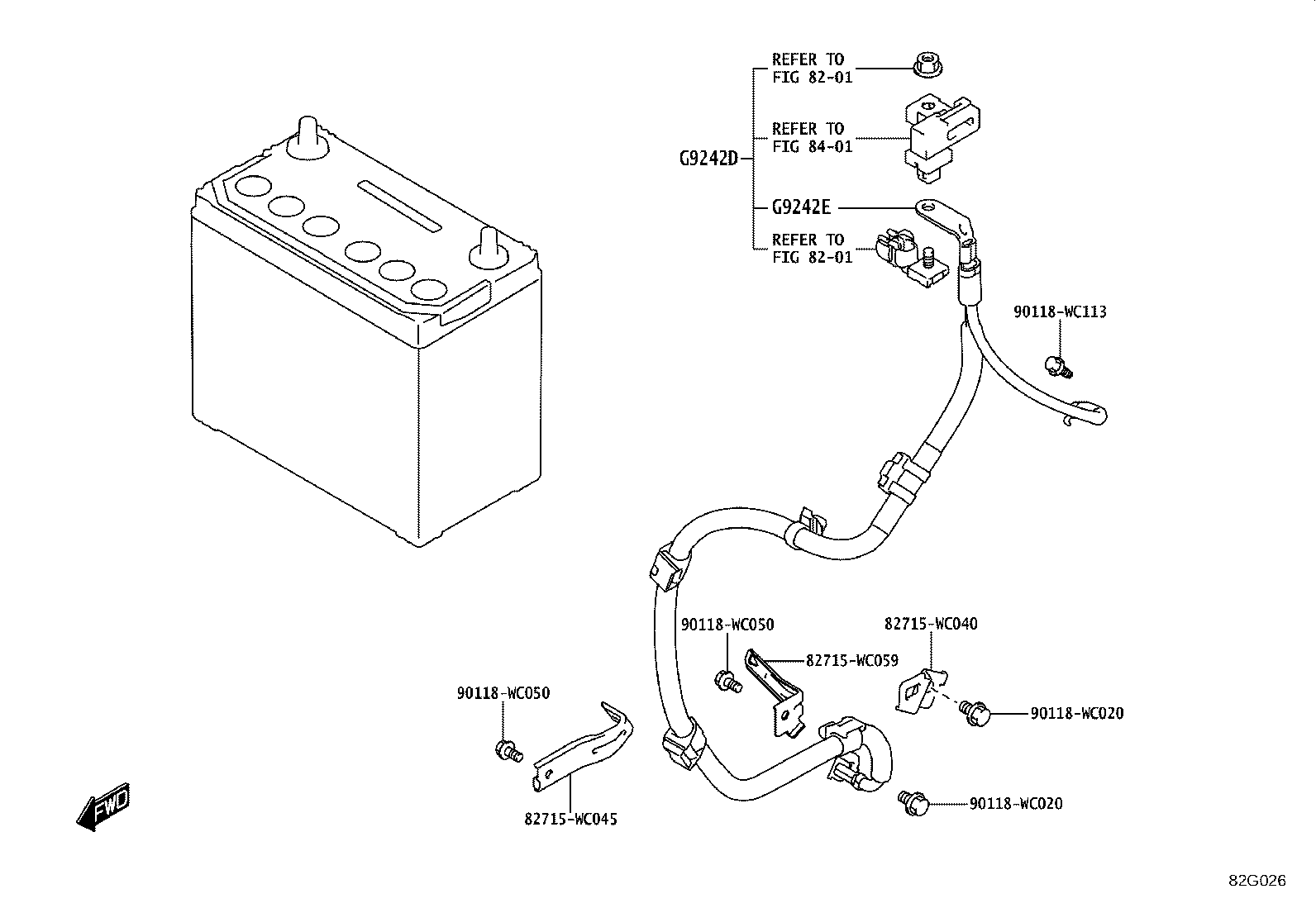 82817-WC033 PROTECTOR, WIRING HARNESS, NO.2 product image