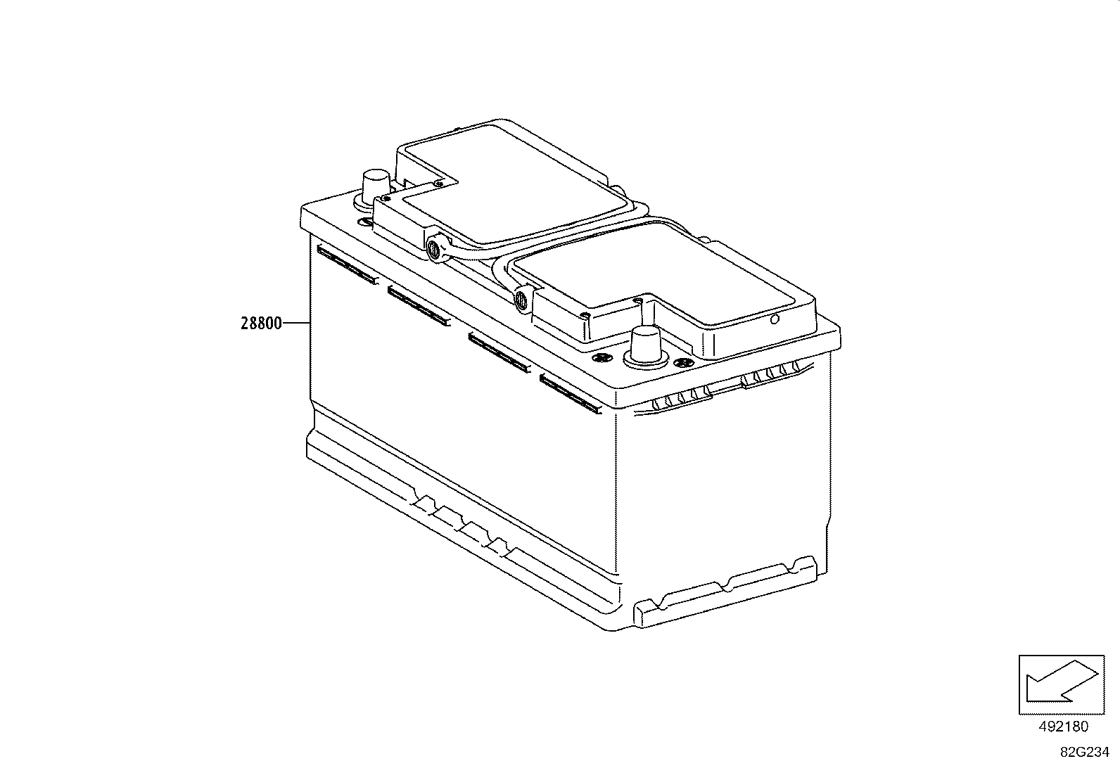 28800-WAA14 BATTERY, NO.2 product image