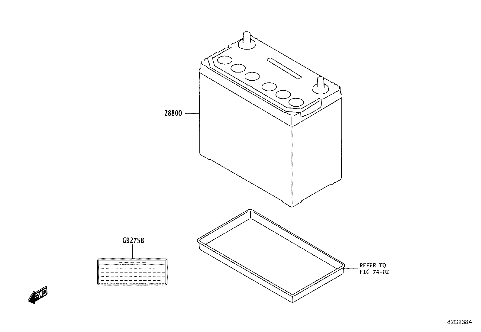 28810-WC010 BATTERY product image