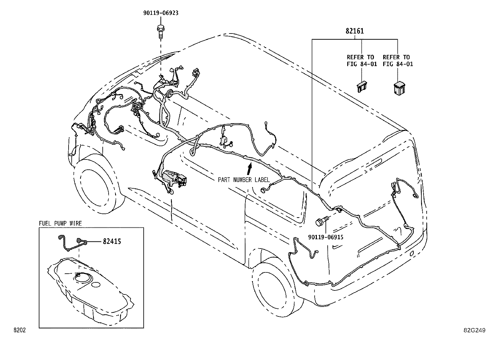 82121-BZK80 WIRE, ENGINE product image