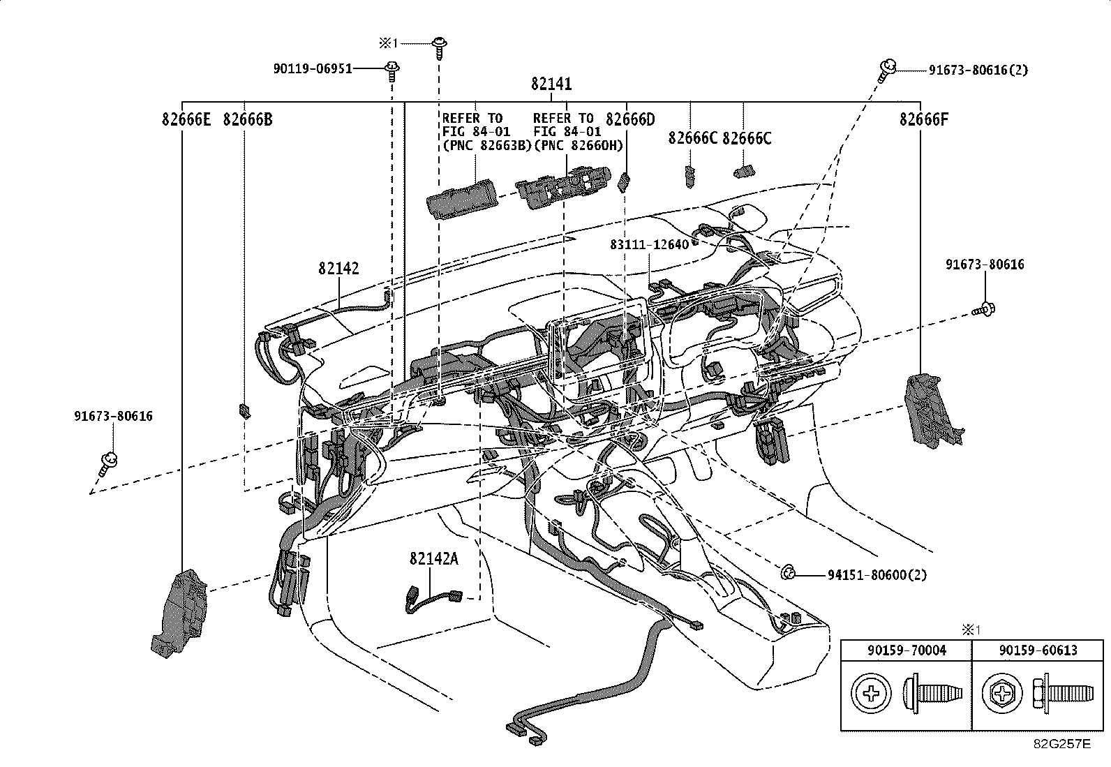 82817-12N70 PROTECTOR, WIRING HARNESS, NO.2 product image