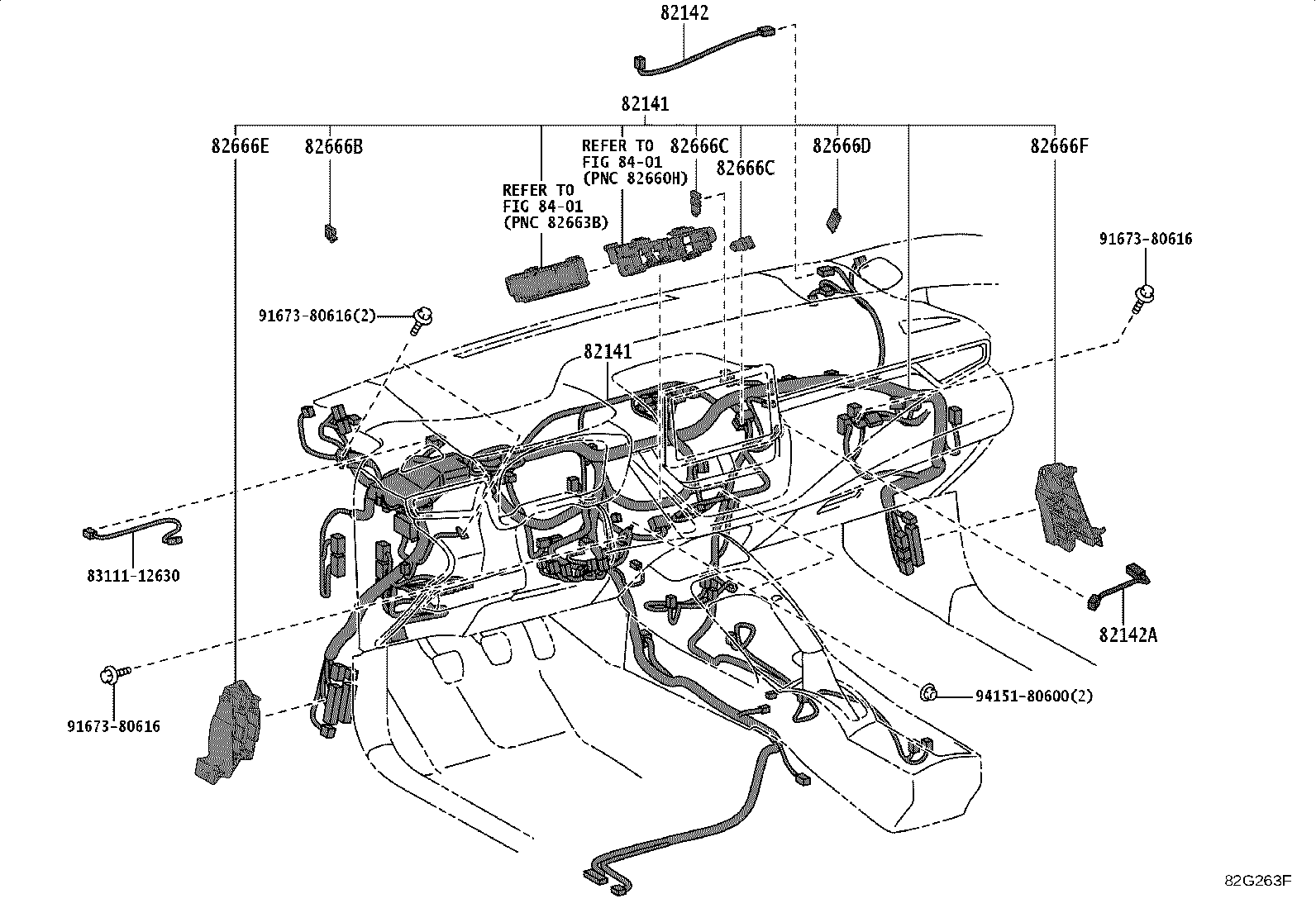 82817-12N70 PROTECTOR, WIRING HARNESS, NO.2 product image