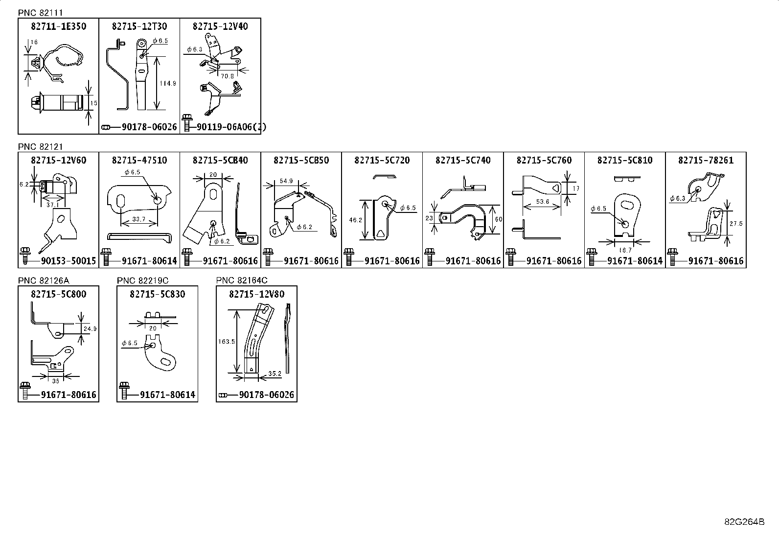 82817-12N70 PROTECTOR, WIRING HARNESS, NO.2 product image