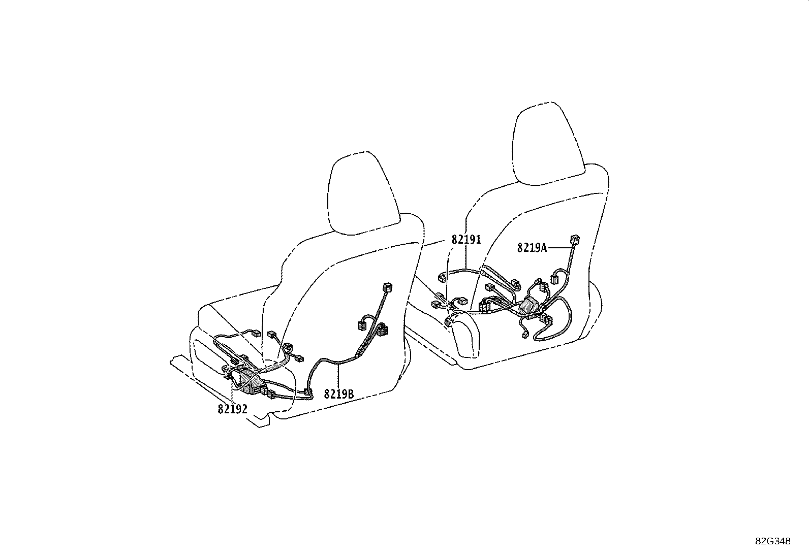 82111-46352 WIRE, MOTOR COMPARTMENT, MAIN product image