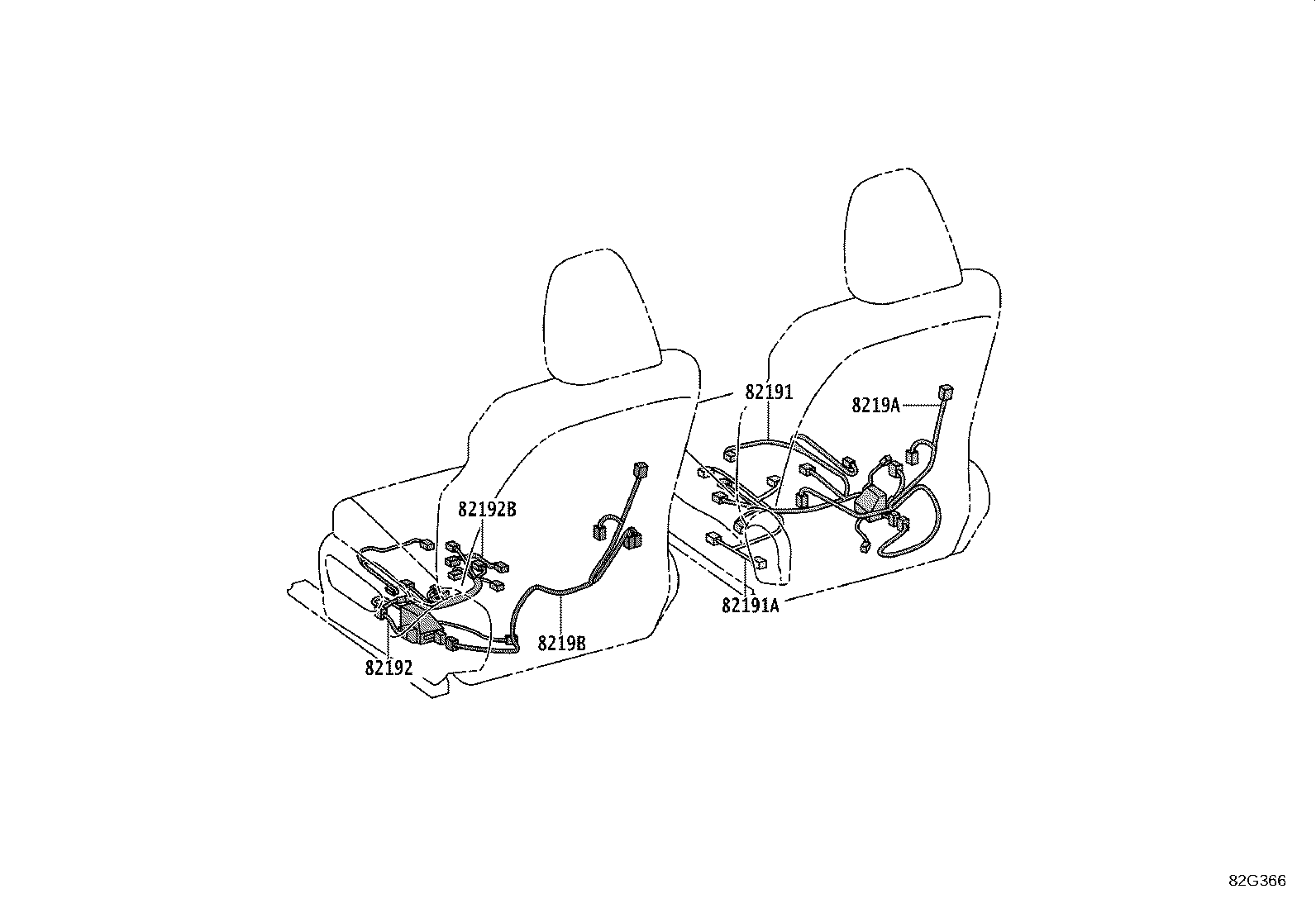 82149-46010 WIRE, INSTRUMENT PANEL, NO.5 product image