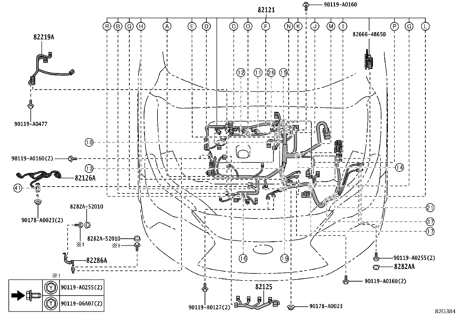 82191-F6040 WIRE, FRONT SEAT, RH product image