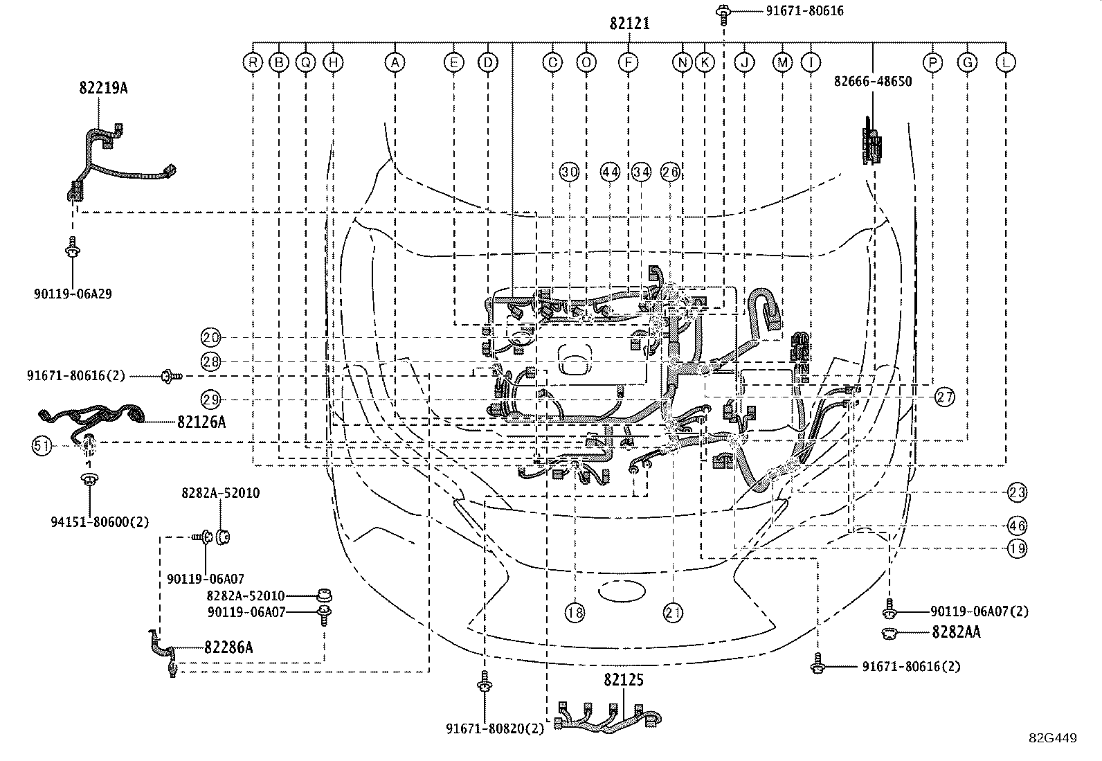 82191-78230 WIRE, FRONT SEAT, RH product image