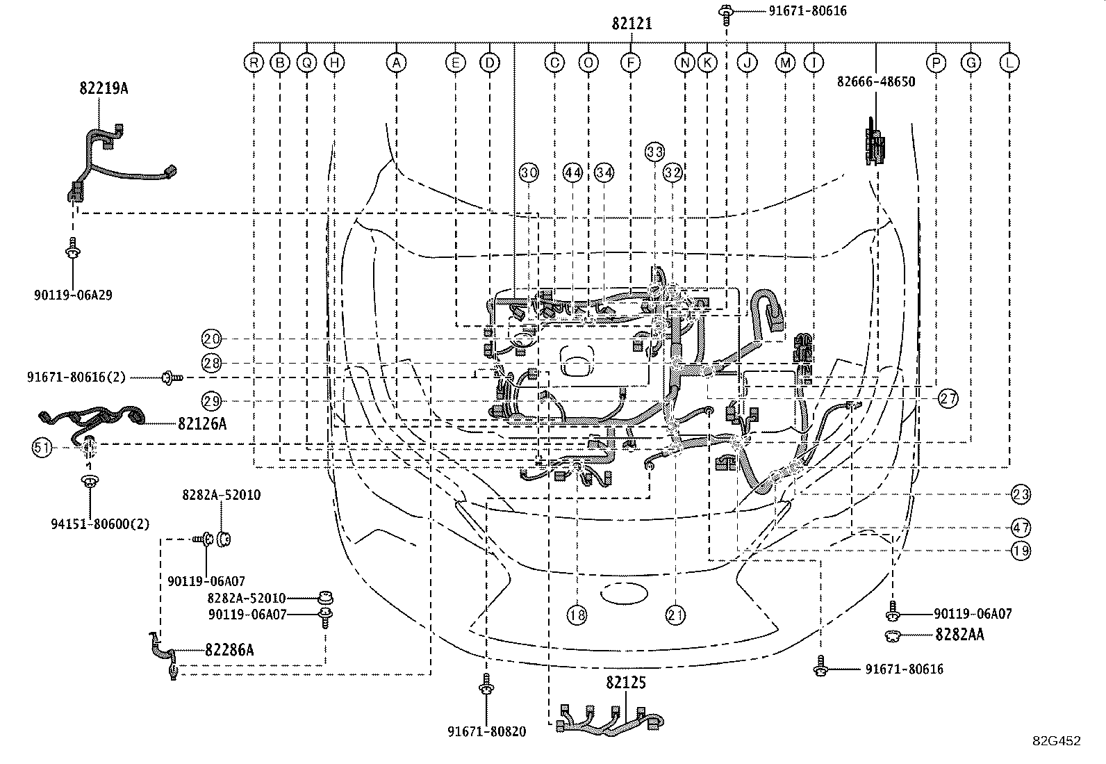 82191-78230 WIRE, FRONT SEAT, RH product image