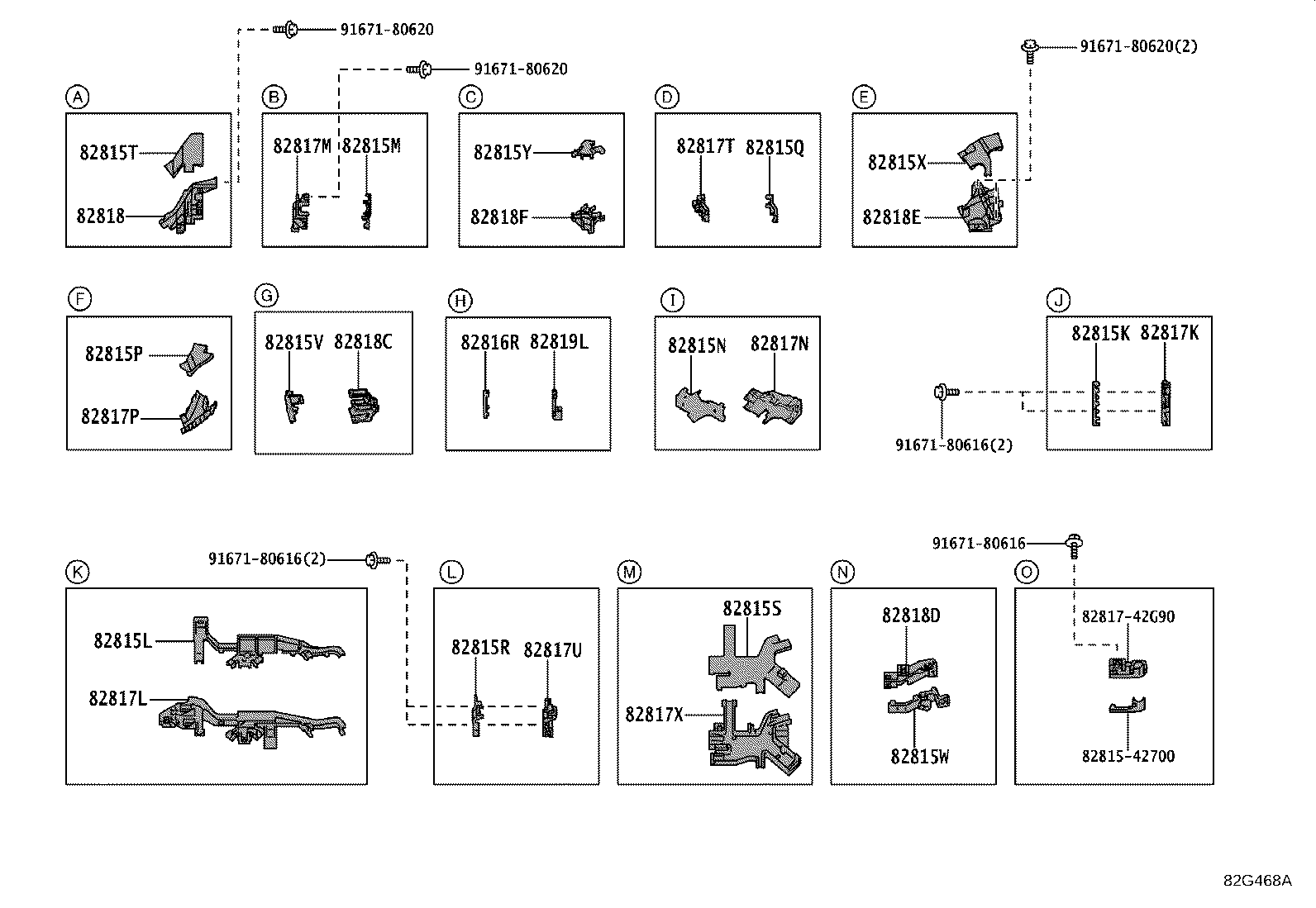 82164-48390 WIRE, FRAME product image
