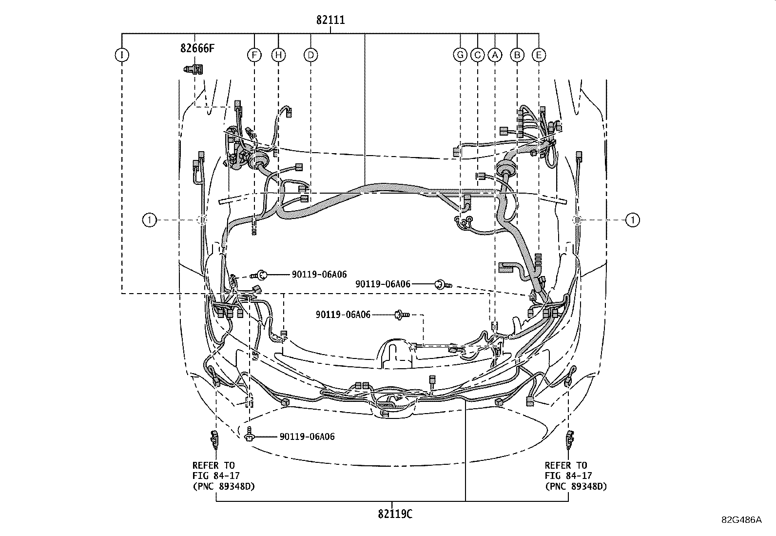 82151-1AD60 WIRE, FRONT DOOR, RH product image