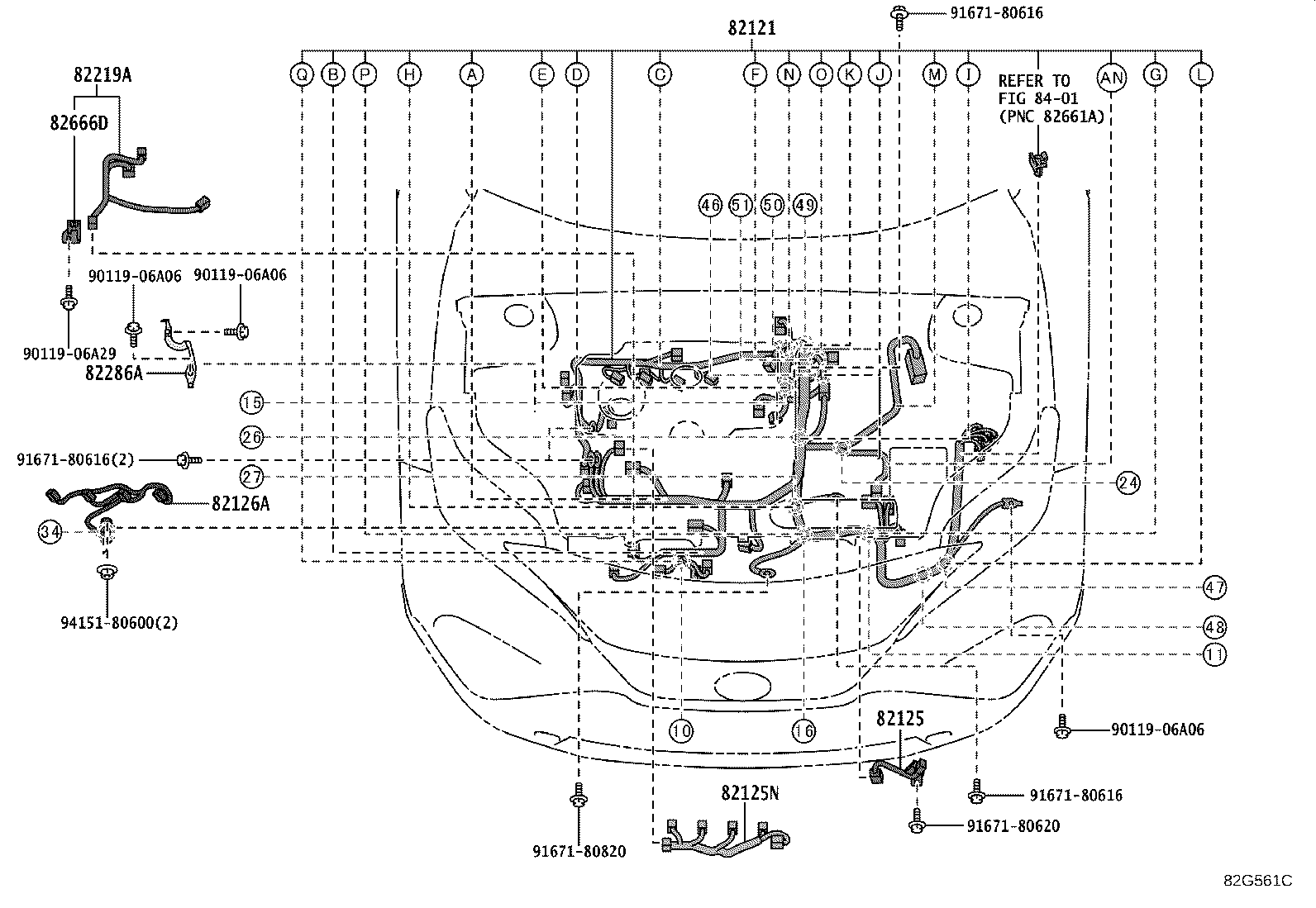 82191-48C80 WIRE, FRONT SEAT, RH product image