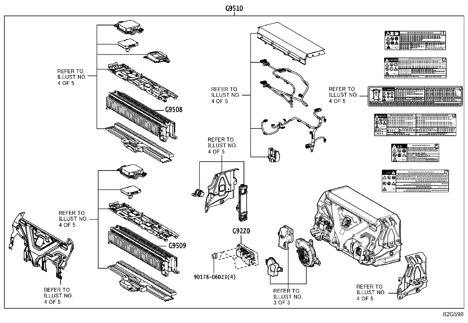 28813-38020 BRACKET, SUB-BATTERY product image