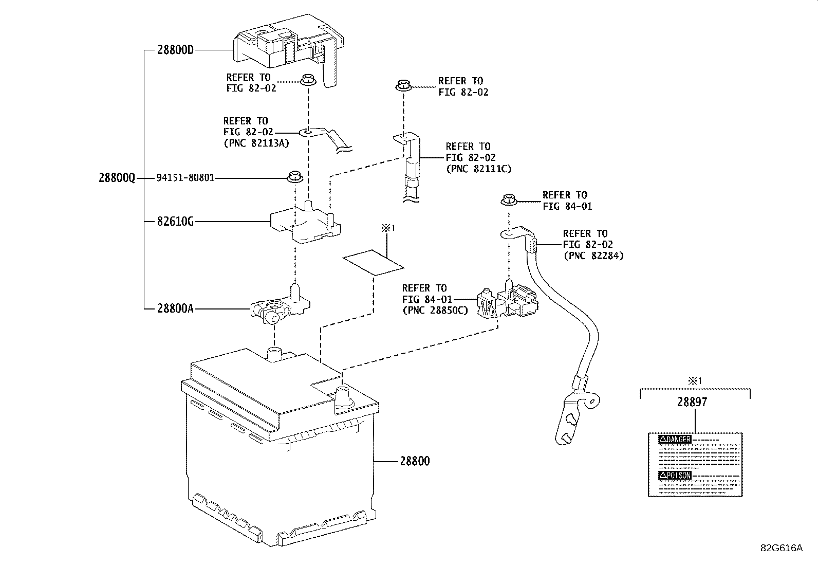 Toyota 28800-24102 BATTERY