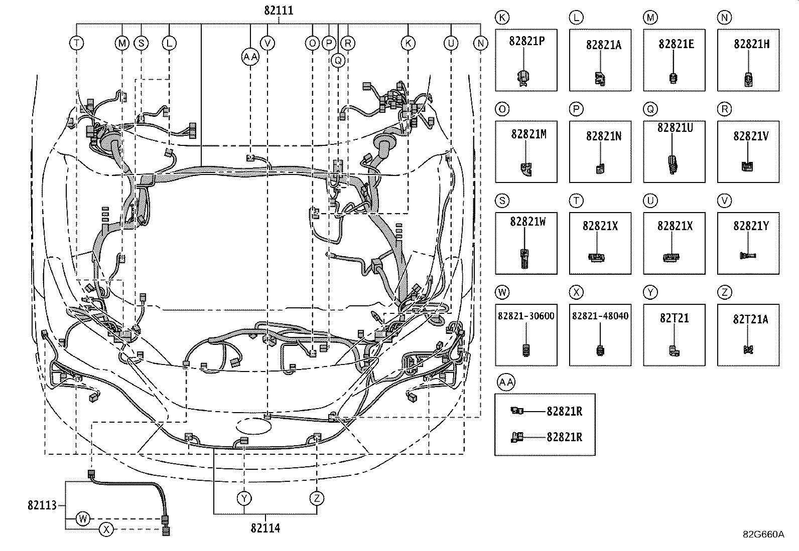 82817-48X80 PROTECTOR, WIRING HARNESS, NO.16 product image