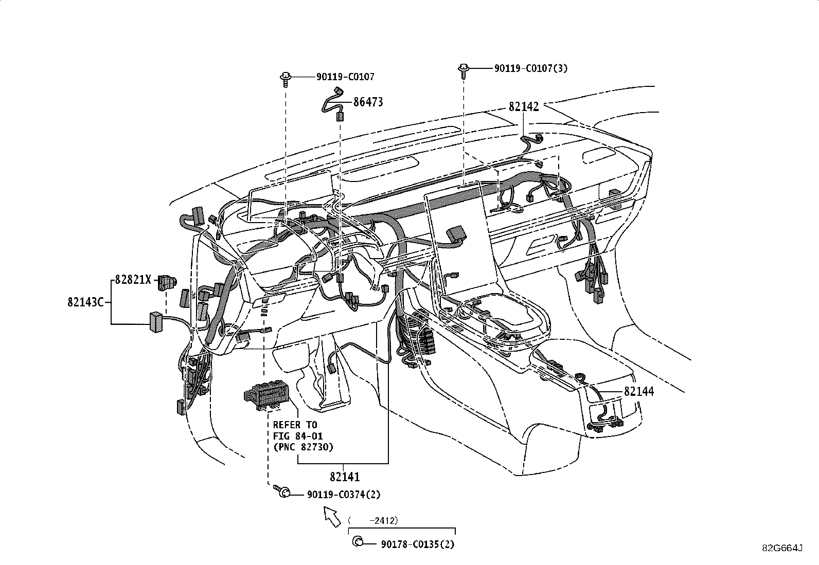 82817-03040 PROTECTOR, WIRING HARNESS, NO.1 product image