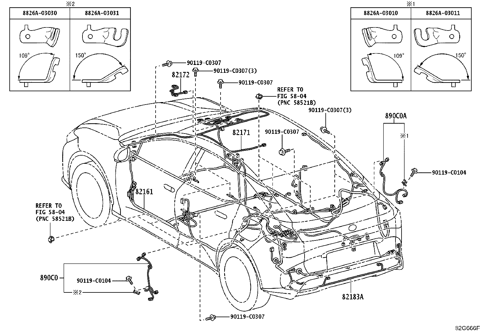 82817-03040 PROTECTOR, WIRING HARNESS, NO.1 product image