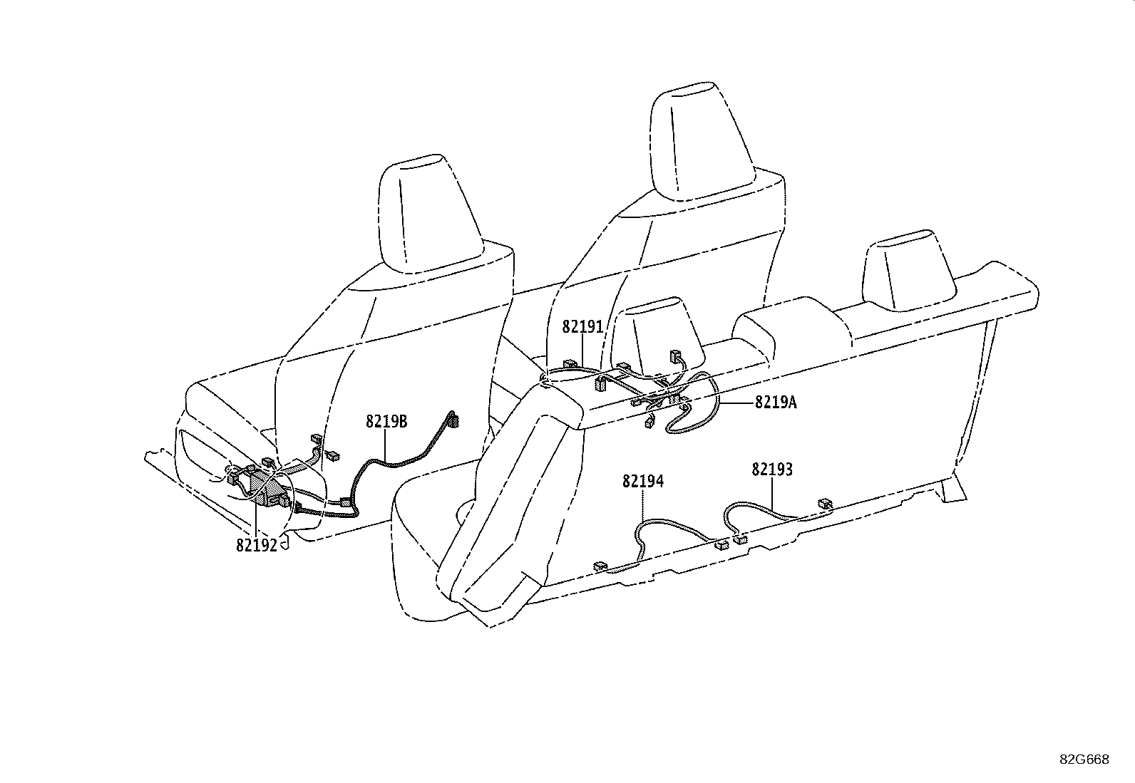82817-03040 PROTECTOR, WIRING HARNESS, NO.1 product image