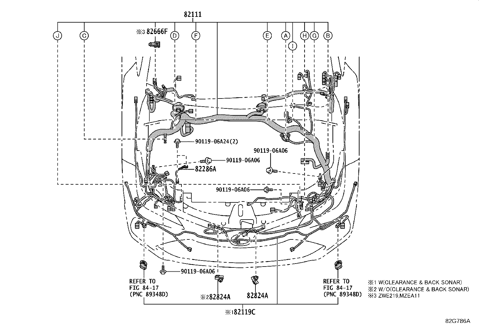 82817-47N40 PROTECTOR, WIRING HARNESS, NO.2 product image