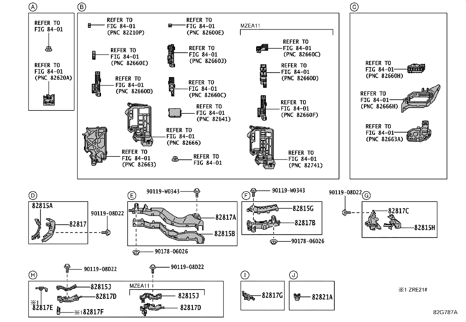 82817-47N40 PROTECTOR, WIRING HARNESS, NO.2 product image