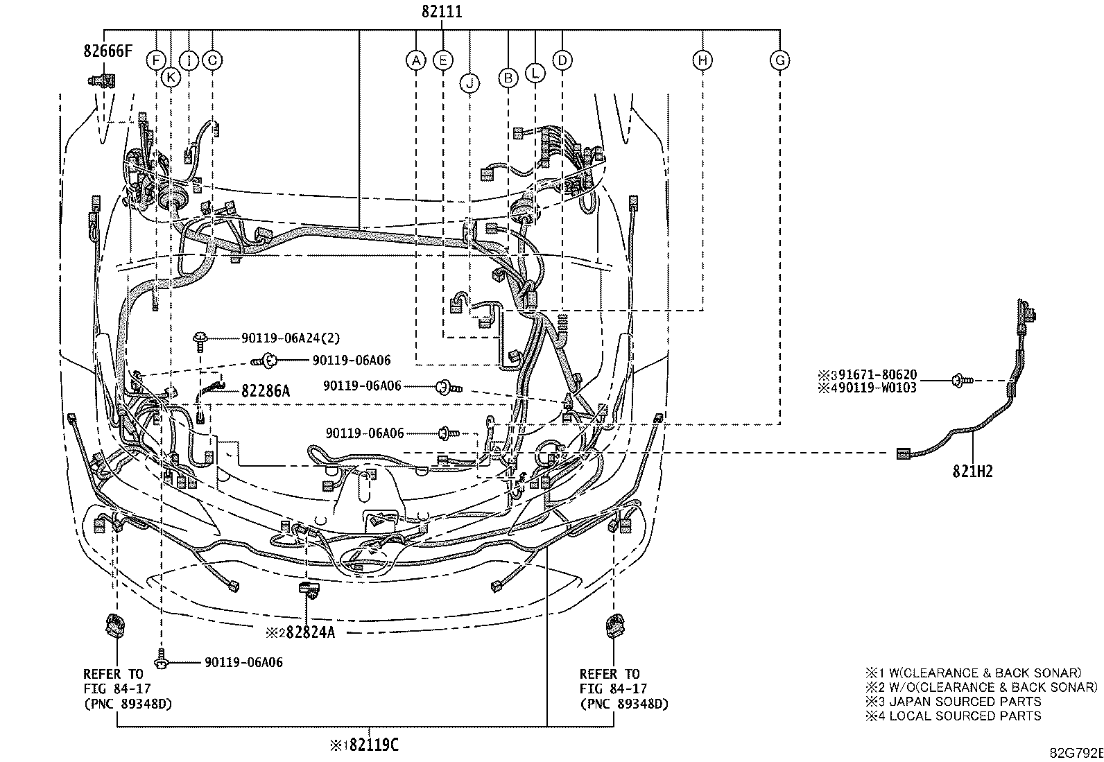 82817-47N40 PROTECTOR, WIRING HARNESS, NO.2 product image