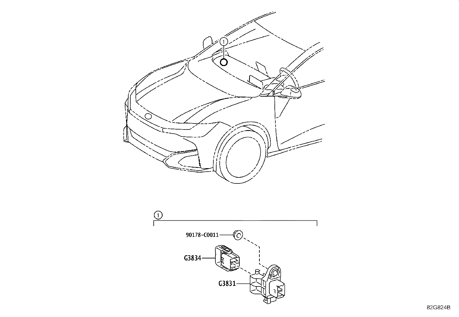82675-03010 TERMINAL, BATTERY POSITIVE product image