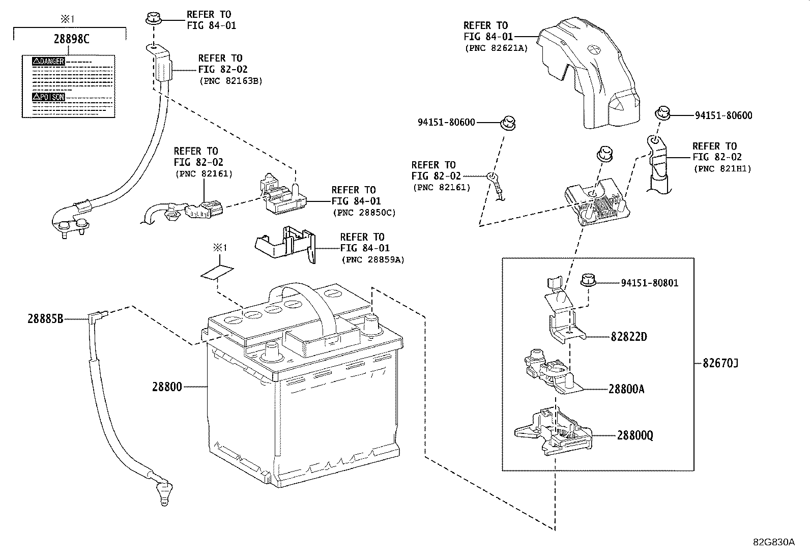 Toyota 28885-24050 HOSE, BATTERY