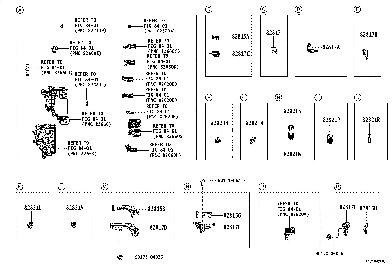 82142-47870 WIRE, INSTRUMENT PANEL, NO.2 product image