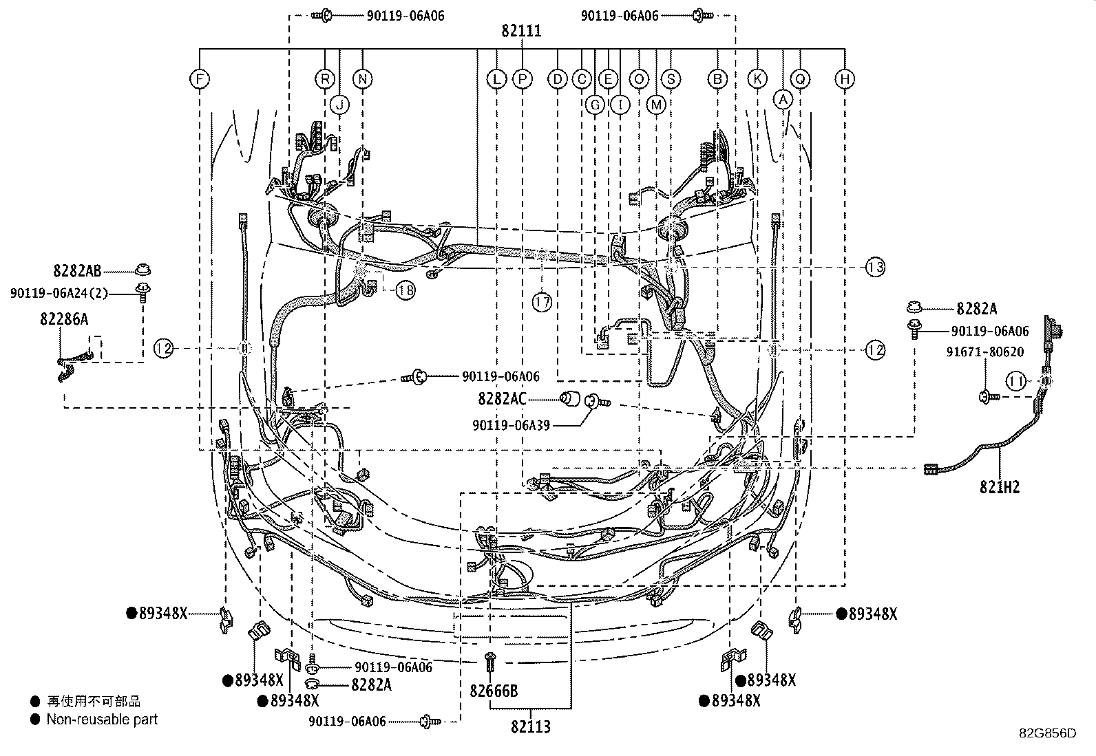 82142-47870 WIRE, INSTRUMENT PANEL, NO.2 product image