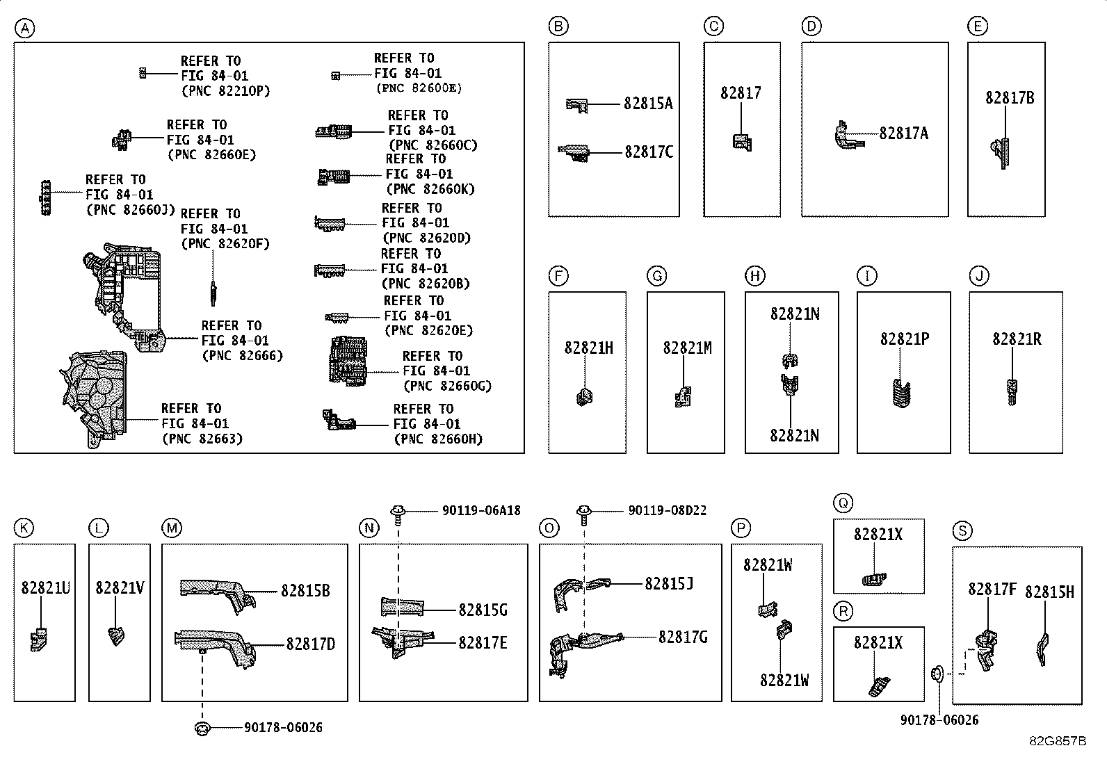 82142-47870 WIRE, INSTRUMENT PANEL, NO.2 product image
