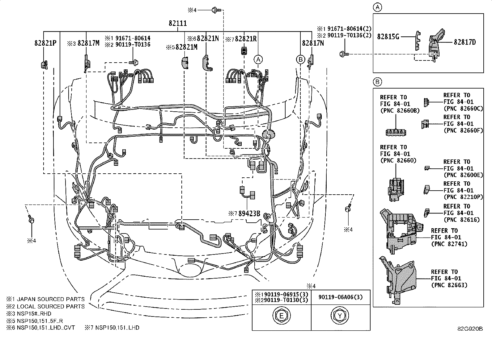 Toyota 82181-0DA70 WIRE, LUGGAGE ROOM, NO.1