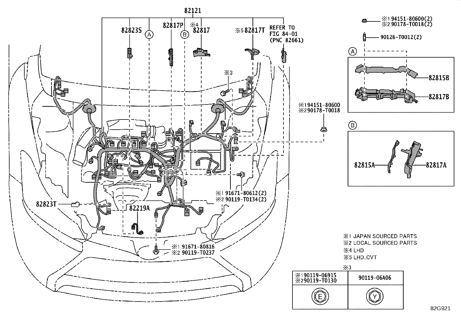 82121-0DR10 WIRE, ENGINE product image