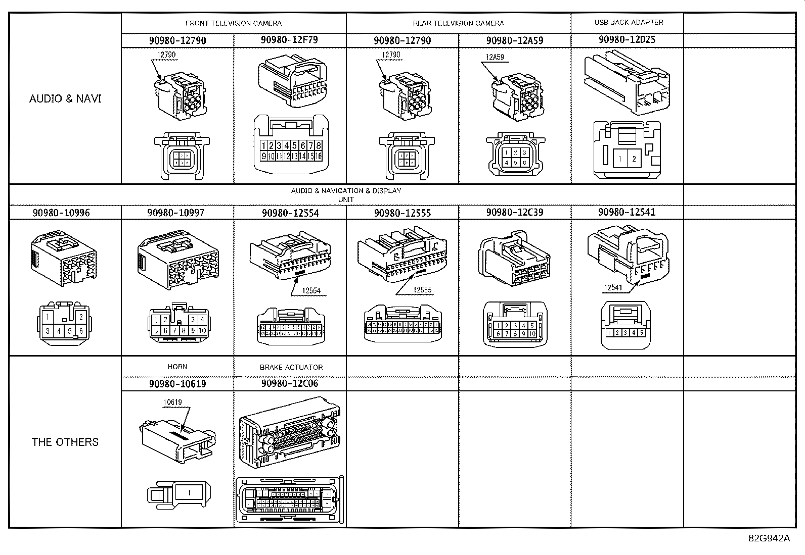 82113-52080 WIRE, ENGINE ROOM, NO.3 product image