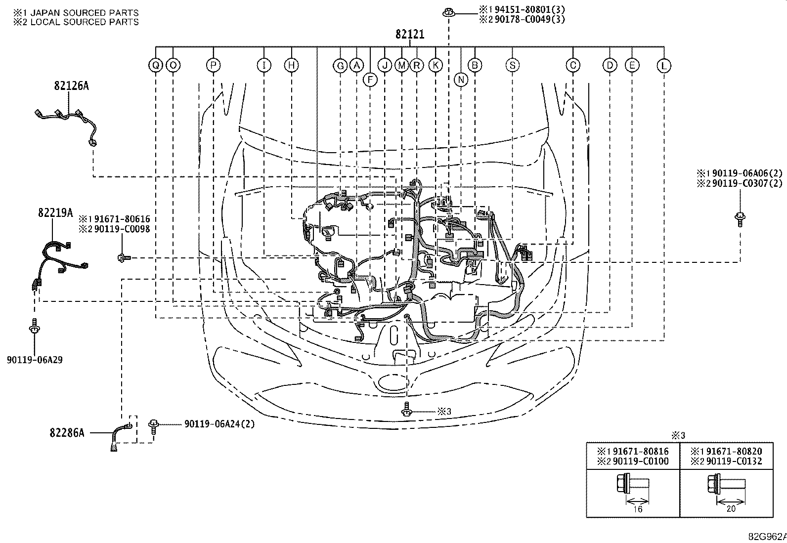 82817-02R60 PROTECTOR, WIRING HARNESS, NO.3 product image