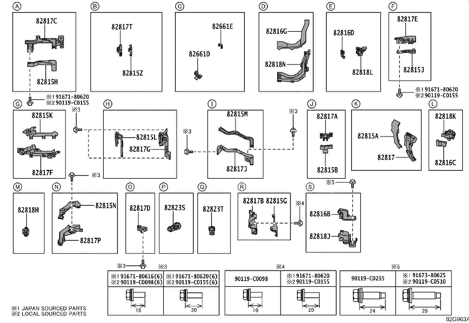 82817-02R60 PROTECTOR, WIRING HARNESS, NO.3 product image