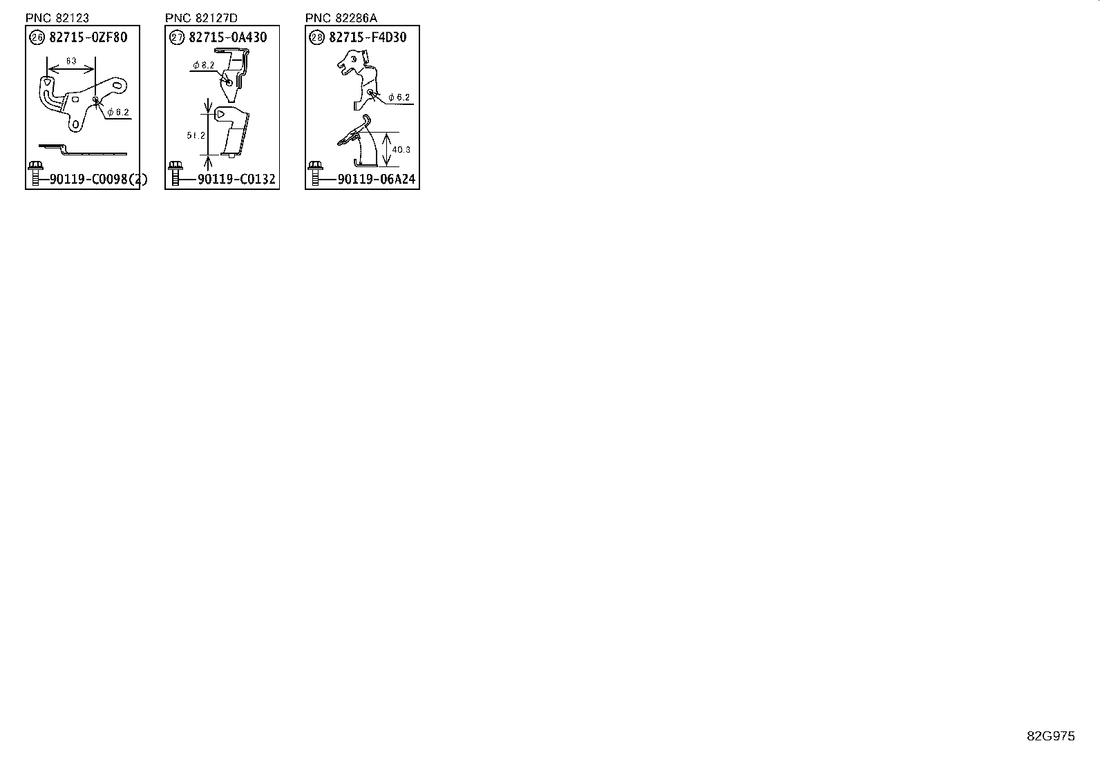 82151-0AE20 WIRE, FRONT DOOR, RH product image