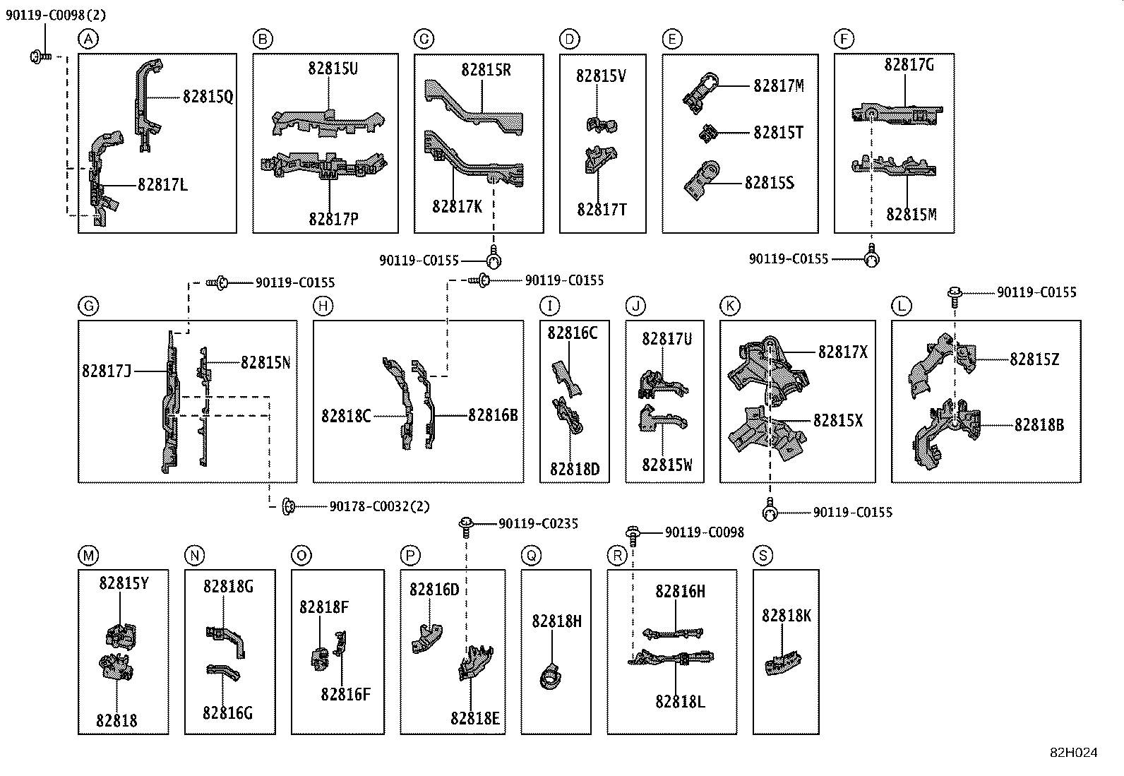 82121-0R332 WIRE, ENGINE product image