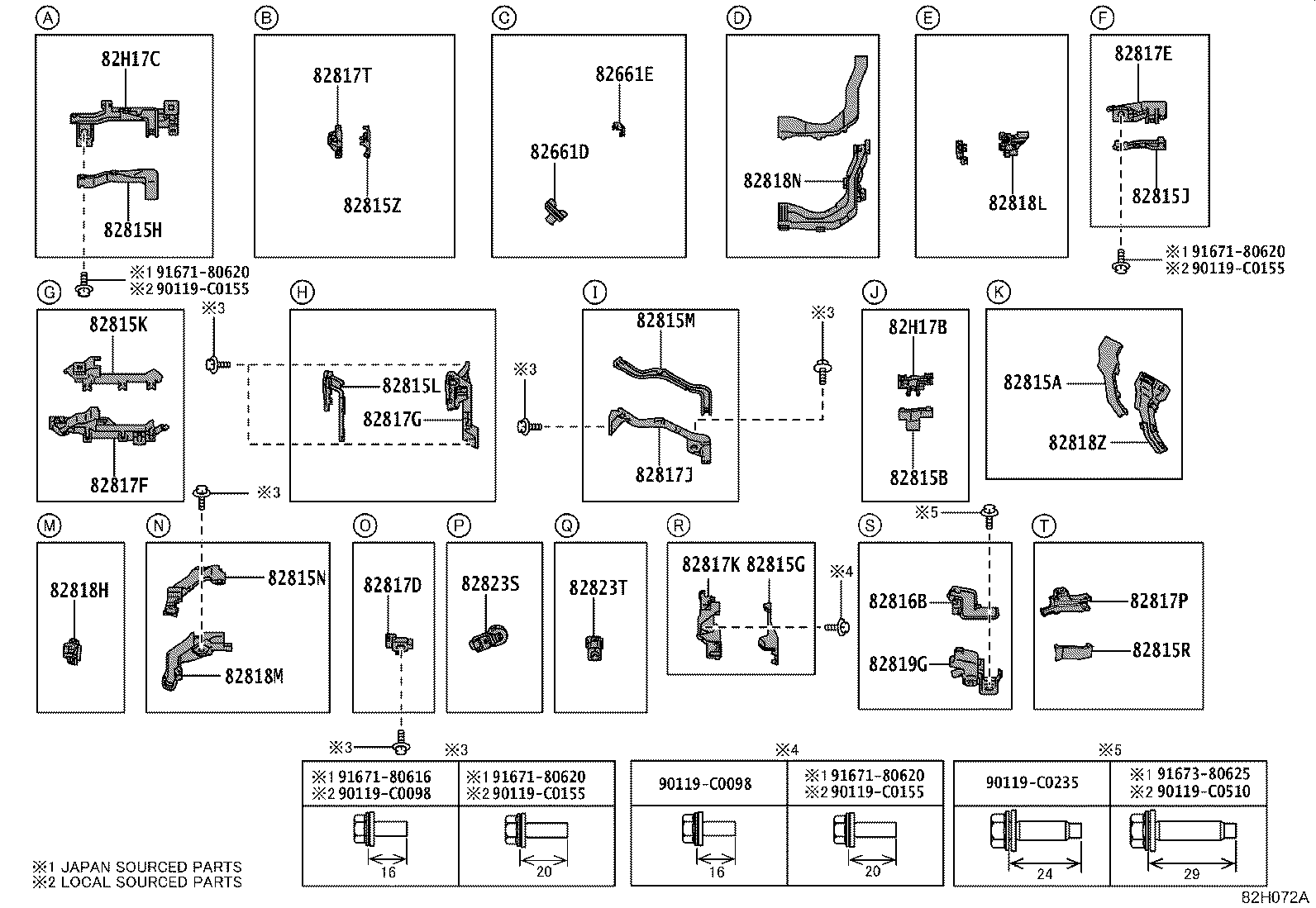 82140-02520 WIRE, INSTRUMENT PANEL, NO.2 product image