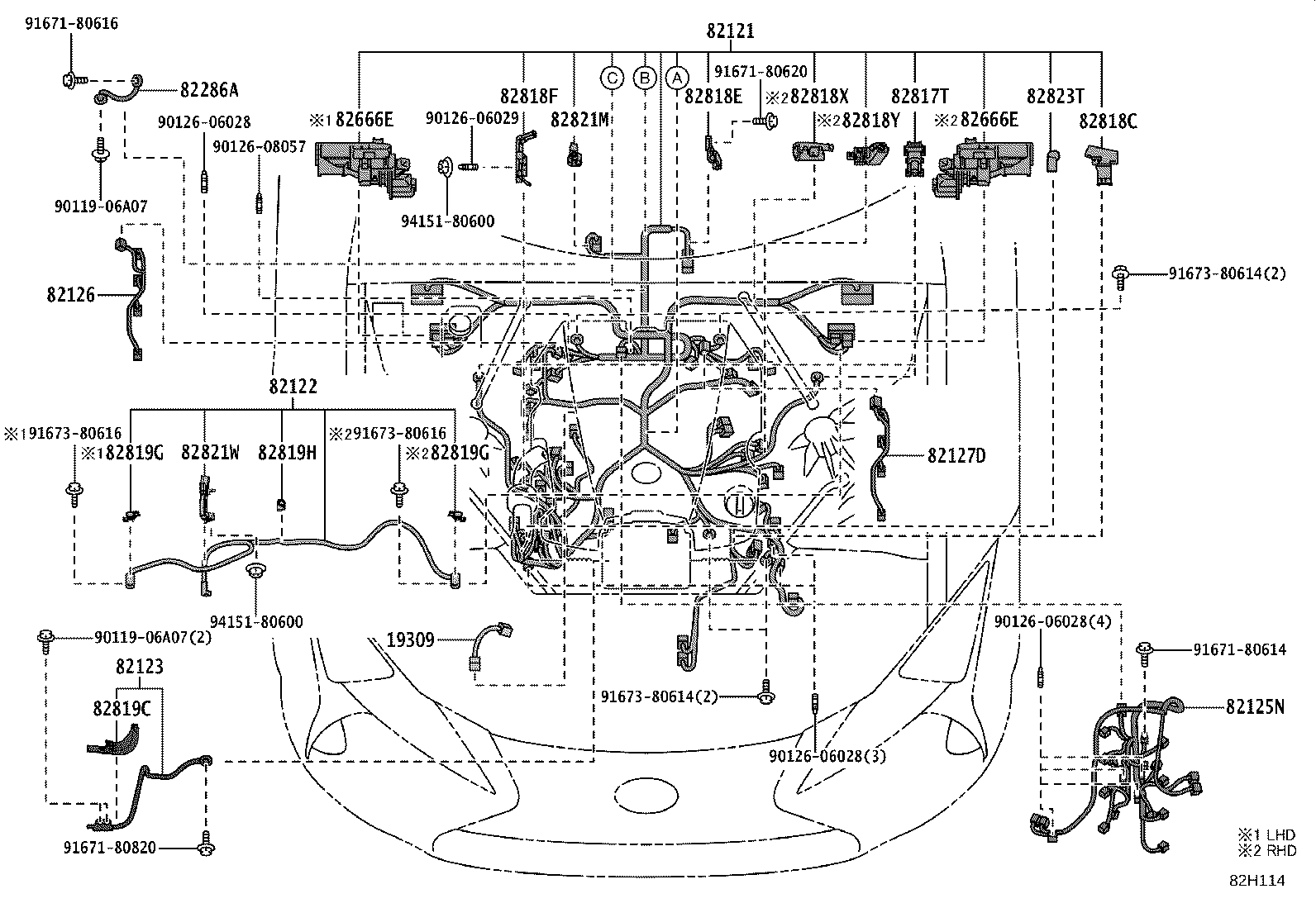 82817-11670 PROTECTOR, WIRING HARNESS, NO.1 product image