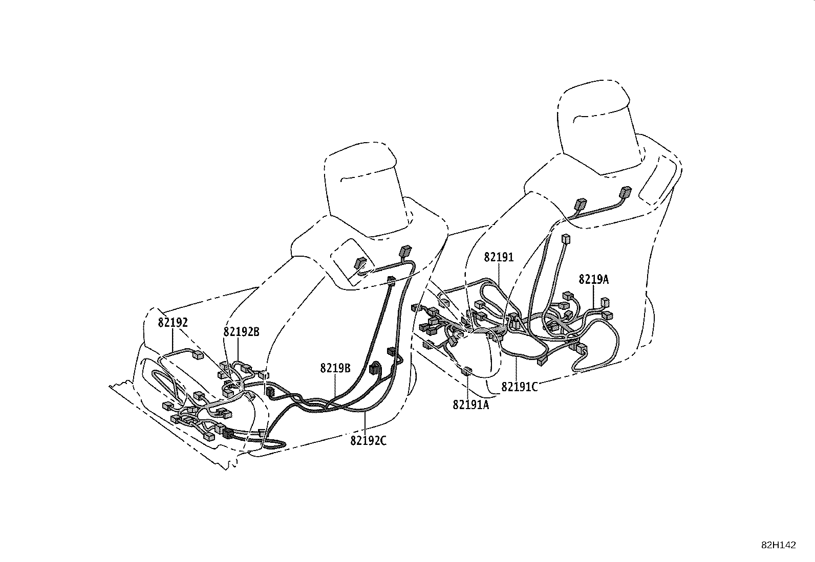 82112-11050 WIRE, ENGINE ROOM, NO.2 product image
