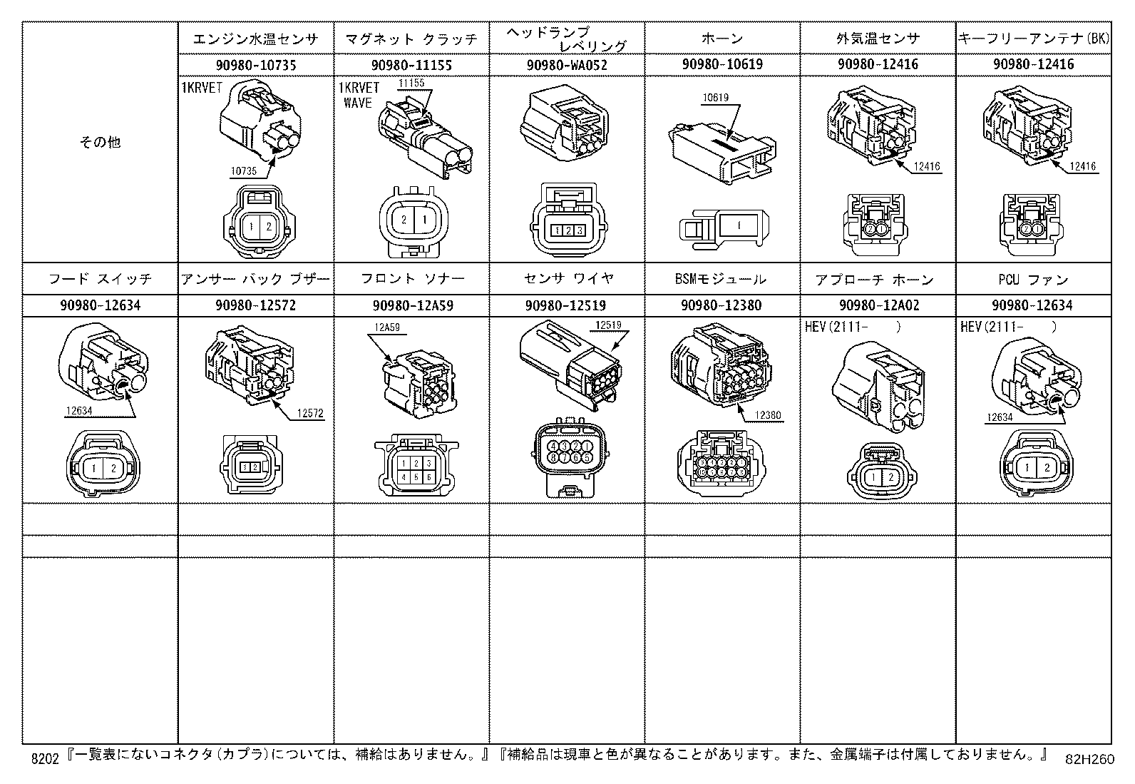 82124-B1020 WIRE, ENGINE, NO.4 product image