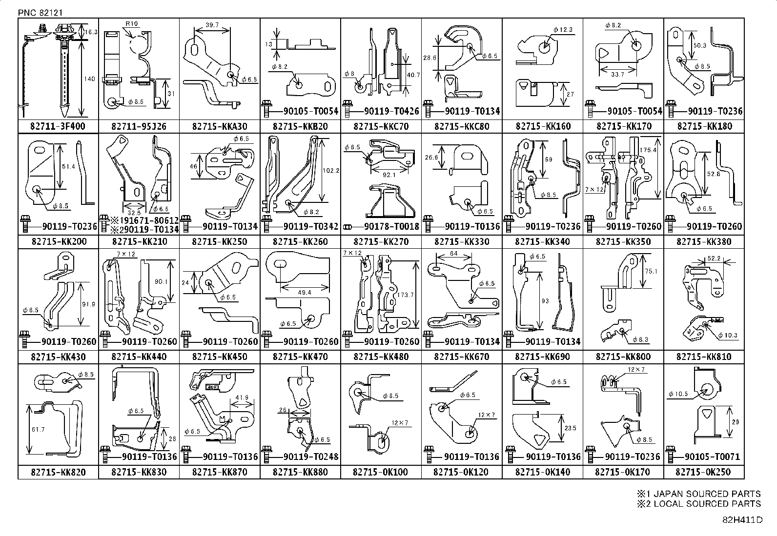 Thumbnail 10 for 82143-KKJ00